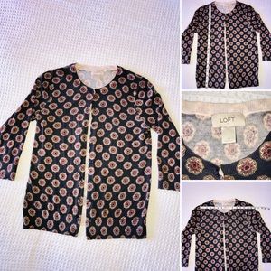 LOFT 3/4 sleeve cardigan